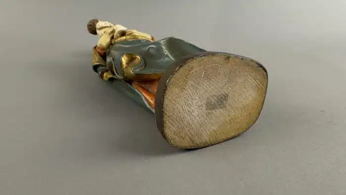 Holzfigur - Heiligenfigur - Madonna Mit Kind H27 cm – Bild 5