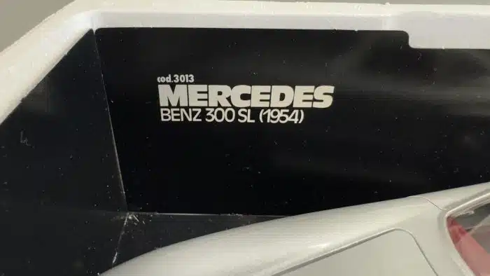 Mercedes-Benz 300 SL - Bburago 1/18 Druckguss Modell 3013 - silber – Bild 3