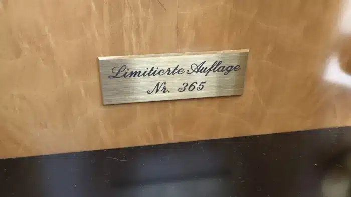 Kieninger Wandpendeluhr, Limitierte Auflage Nr. 365 - mit Zertifikat siehe Bilder – Bild 13