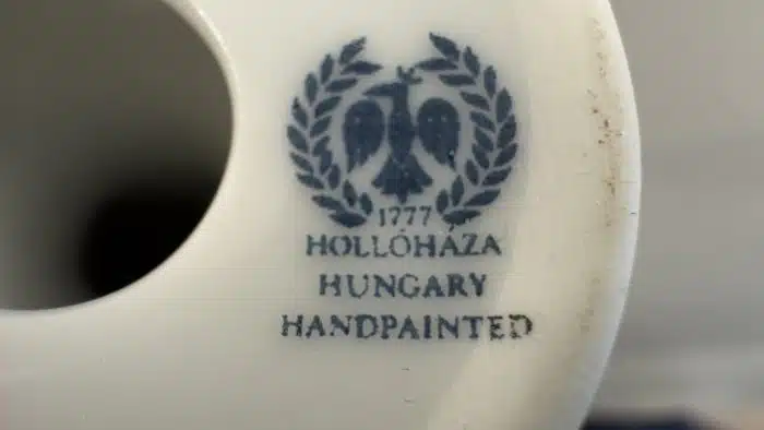 Porzellan Figur Vogel Hollohaza Hungary – Bild 6