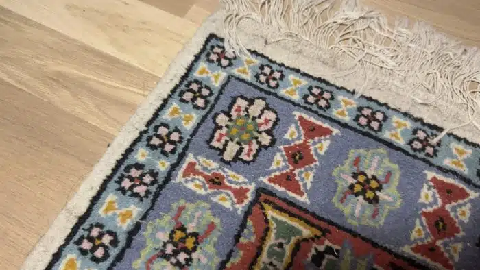 farbenfroher Tunisi Orientteppich Perserteppich 140 x 75 cm mit Echtheitszertifikat – Bild 5