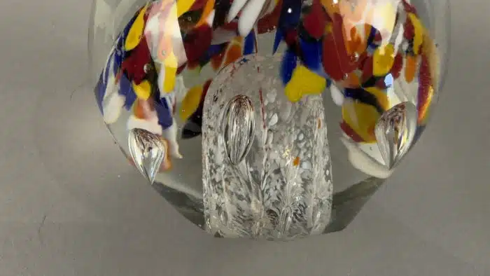 Murano Style Art Glaskugel Briefbeschwerer Dm.10cm – Bild 3