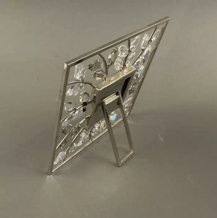 SWAROVSKI Bilderrahmen YASMIN HUREL BLATTDESIGN 12,5x12,5 cm – Bild 3