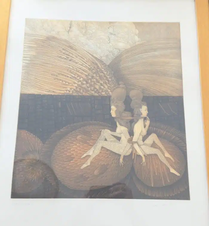 Wolfgang Hutter (Wien 1928-2014) Ohne Titel, 1981, Radierung 131/150, in Farbe auf Velin von Arches, signiert und datiert Hutter 81, 74x88 cm – Bild 6