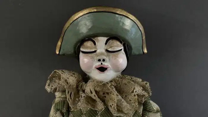 Vintage - Lene Thun Harlekin 32 cm - Bozener Thun – Bild 3