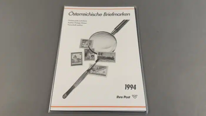 Jahresmappe Briefmarken Österreich 1994