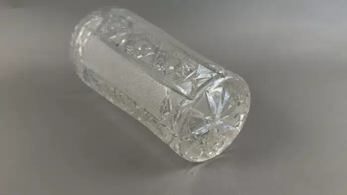 Große Vase aus Bleikristall H 25 cm – Bild 4