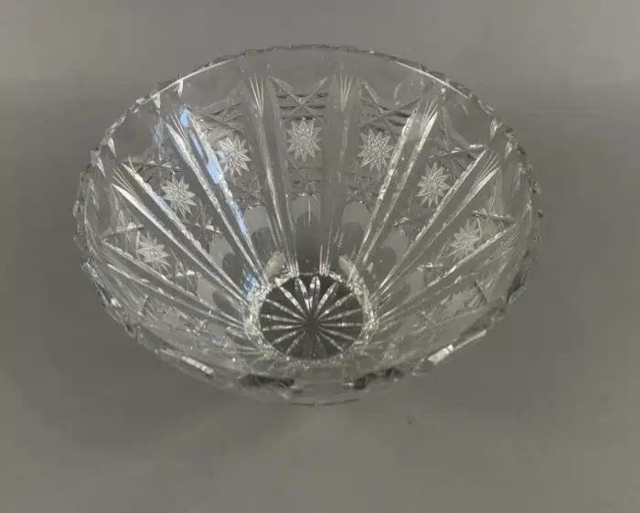 Bleikristall - Schale - Schüssel  DM. 20 cm H 13 cm – Bild 2