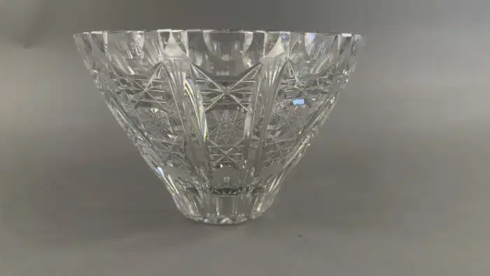 Bleikristall - Schale - Schüssel  DM. 20 cm H 13 cm – Bild 3
