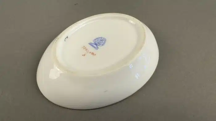 Herend Porzellan Schale L 10 cm blaue Marke – Bild 4