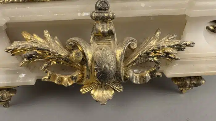 Kaminuhr Philippe Mourey Frankreich, um 1860, L 45 cm H 30 cm. – Bild 7