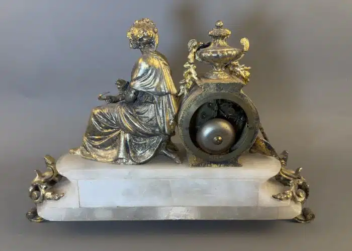 Kaminuhr Philippe Mourey Frankreich, um 1860, L 45 cm H 30 cm. – Bild 18