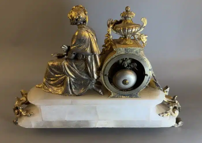 Kaminuhr Philippe Mourey Frankreich, um 1860, L 45 cm H 30 cm. – Bild 19