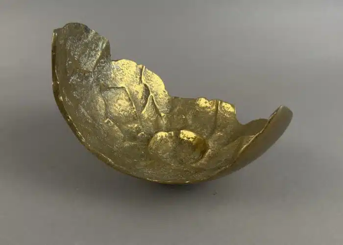 Heinz Goll -  Messing Schale - Ausführung Gießerei "Kurt Jesch" Bleiburg, L 21 cm H 14 cm