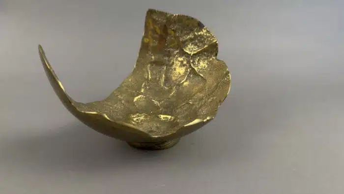 Heinz Goll -  Messing Schale - Ausführung Gießerei "Kurt Jesch" Bleiburg, L 21 cm H 14 cm – Bild 4