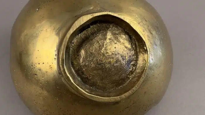 Heinz Goll -  Messing Schale - Ausführung Gießerei "Kurt Jesch" Bleiburg, L 21 cm H 14 cm – Bild 6