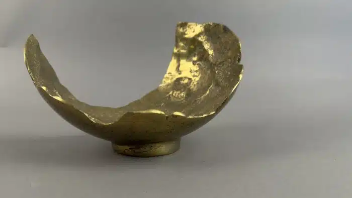 Heinz Goll -  Messing Schale - Ausführung Gießerei "Kurt Jesch" Bleiburg, L 21 cm H 14 cm – Bild 7