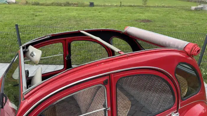 TRAUMSTÜCK !! Erstbesitz - Cabrio / Roadster - Ente - Citroën 2CV  Siehe Bilder und Video !! Wert lt. Marktbeobachtung 15.000 € - 18.000 € – Bild 5