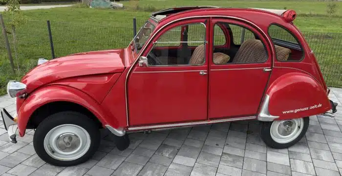 TRAUMSTÜCK !! Erstbesitz - Cabrio / Roadster - Ente - Citroën 2CV  Siehe Bilder und Video !! Wert lt. Marktbeobachtung 15.000 € - 18.000 € – Bild 6