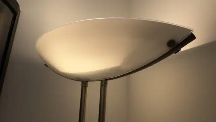 extravagante Stehlampe - Leselampe Chrom - dimmbar H  180 cm – Bild 3