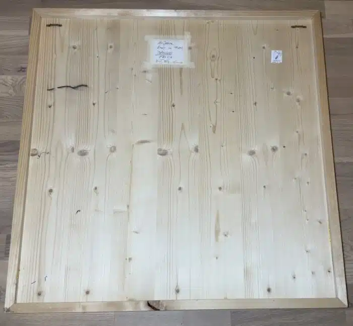  Emil Oman (EMO) - Hum Kroatien -1957 geboren, Mischtechnik auf Holz, 87x87 cm – Bild 5