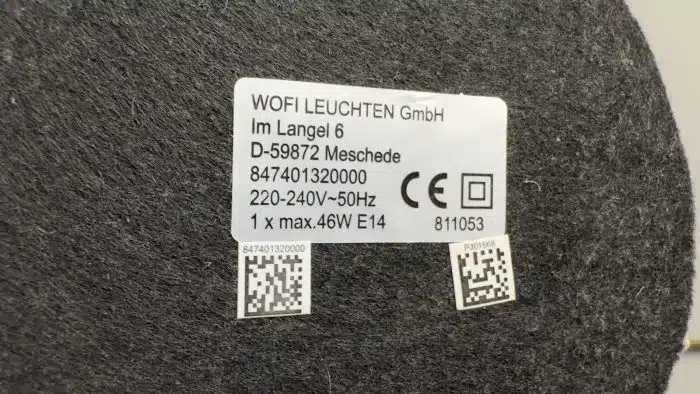 Stilvolle elegante Tischlampe Höhe: 35cm – Bild 5