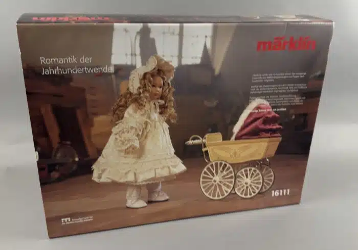 Märklin 1611 - Heidi Ott - unbespielt - Künstlerpuppe m. Puppenwagen (1995) - Nostalgie-Set OVP