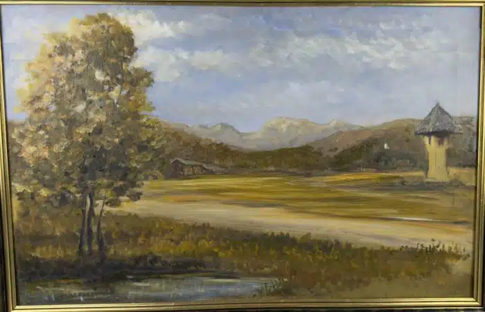 Danilo Fugger - Öl auf Leinwand, 90x60 cm signiert, datiert – Bild 2