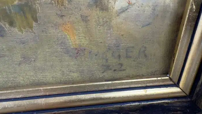 Danilo Fugger - Öl auf Leinwand, 90x60 cm signiert, datiert – Bild 3