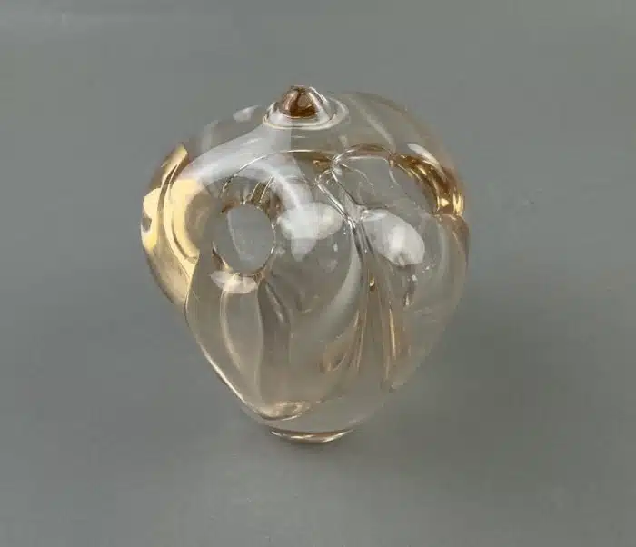 Selkirk Glass Briefbeschwerer, signiert