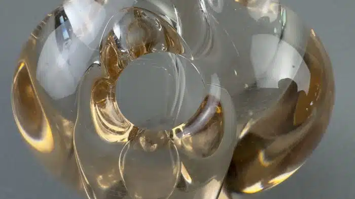 Selkirk Glass Briefbeschwerer, signiert – Bild 3
