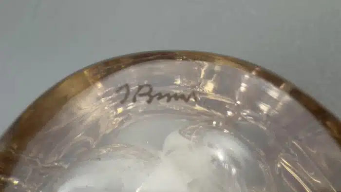 Selkirk Glass Briefbeschwerer, signiert – Bild 5