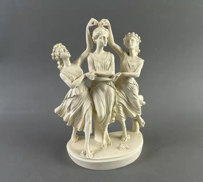 Die Drei Grazien - Statue H 24 cm