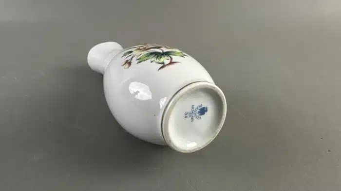 Porzellan Vase Hollohaza Ungarn H. 19 cm – Bild 3