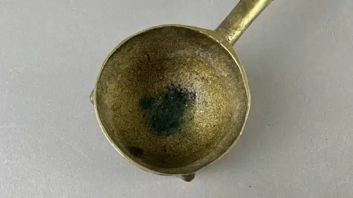 Wärmepfanne - Messing und Kerzenlöscher – Bild 4