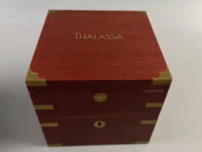 Seltener Marine - Chronometer von Jean Lassale Material Acajou, um 1970 Batteriebertrieben - Funktion gegeben - siehe Video – Bild 9