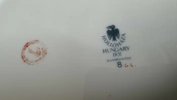 Posten - Hollohaza Porzellan ca. 50 Teile - Service - Vorlegeplatte, Teller, Suppenteriene uvm. – Bild 2