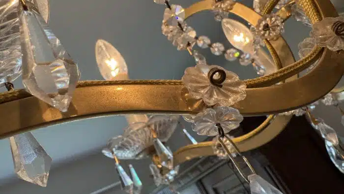 Swarovski Kristall Luster H 86 cm Dm.ca. 70 cm siehe Bilder und Video – Bild 3