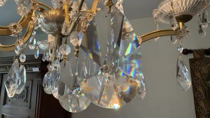 Swarovski Kristall Luster H 86 cm Dm.ca. 70 cm siehe Bilder und Video – Bild 5