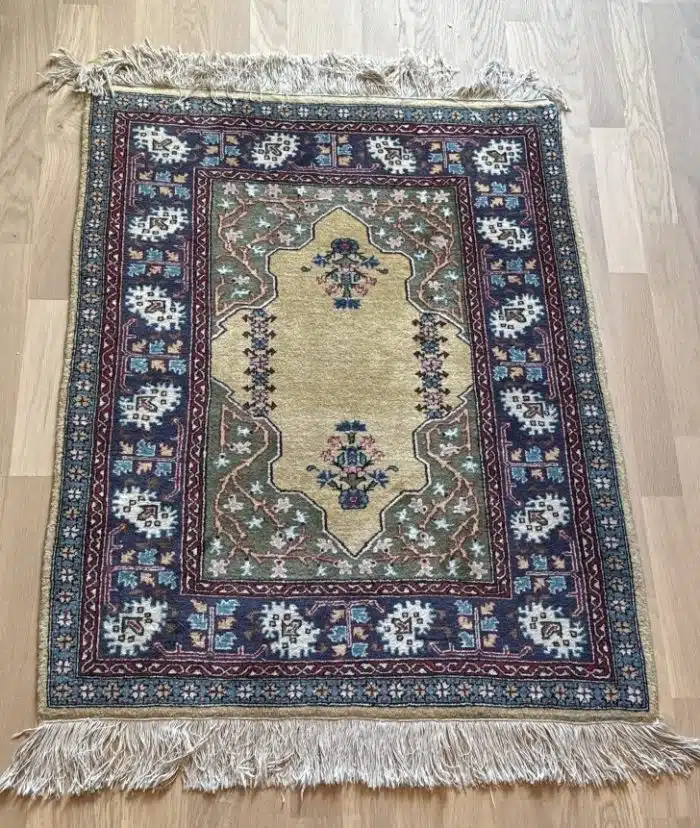 farbenfroher Orientteppich Perserteppich 120/83 cm