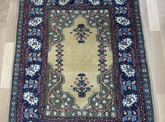 farbenfroher Orientteppich Perserteppich 120/83 cm – Bild 4