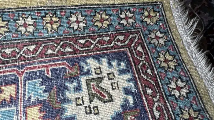 farbenfroher Orientteppich Perserteppich 120/83 cm – Bild 7