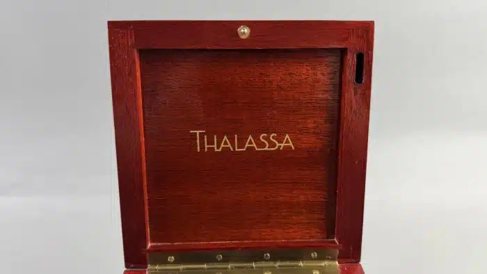 Seltener Marine - Chronometer von Jean Lassale Material Acajou, um 1970 Batteriebertrieben - Funktion gegeben - siehe Video – Bild 15