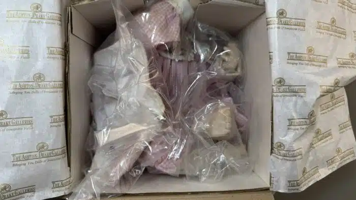 Precious in Pink  -The Ashton Drake Galleries Porzellanpuppe Künstlerpuppe, original Zertifikat. OVP – Bild 5