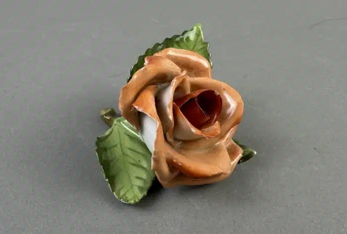 Herend Porzellan Rose  blaue Marke,