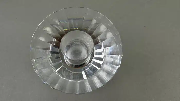 Swarovski Colonna Kerzenhalter  mittig Kirschholz - ADI STOCKER DESIGNER H. 13 cm – Bild 3