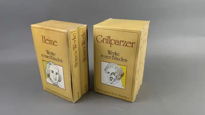 Franz Grillparzer - Werke in zwei und vier Bänden - im Pappschuber