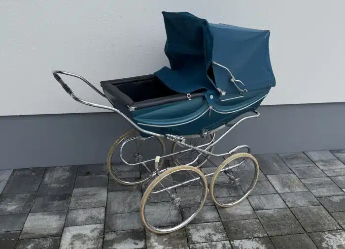 Antiker Wilson Kinderwagen England, 1950er Originalreifen guter Zustand