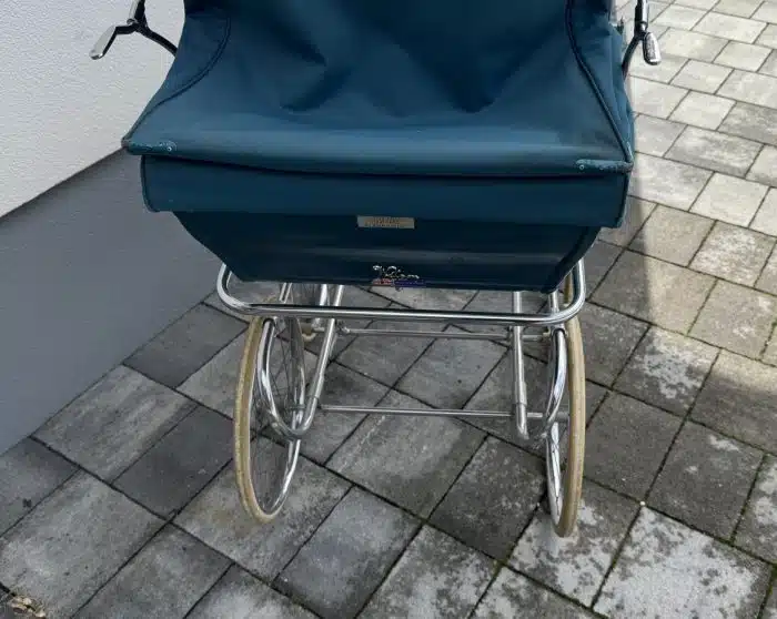 Antiker Wilson Kinderwagen England, 1950er Originalreifen guter Zustand – Bild 7
