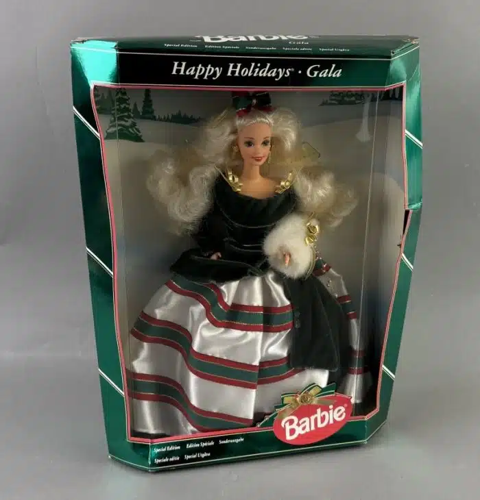 1994 Happy Holidays Special Edition Gala Barbie Doll OVP 13545 Mattel